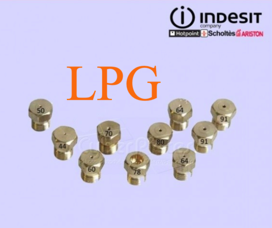 Indesit Oven and Cooktop Lpg Kit Nozzle Kit Set , ***11156