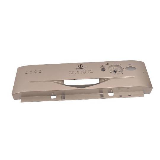 Indesit Dishwasher Control Panel Frame Silver Panel