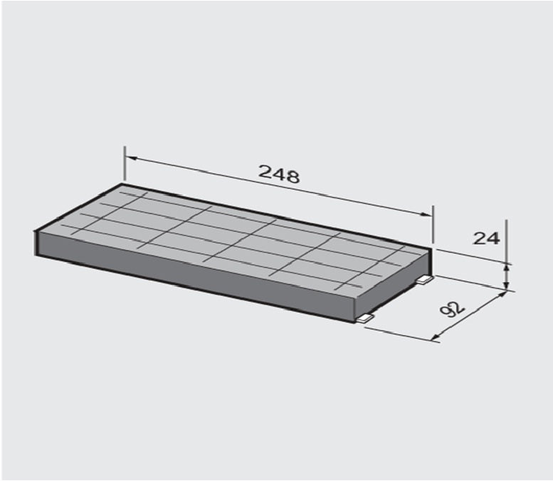 Asko Rangehood Carbon Filter CH080-90, CH080-60, CH081, Award PPS600, Box of 2