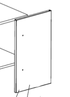SuperTub Door Skin Only Without Hinge Or Handle SLIM STSLIMTAP3