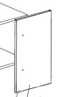 SuperTub Door Skin Only Without Hinge Or Handle SLIM STSLIMTAP3
