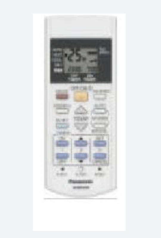 Panasonic Air Con Remot Controller CS-ME14EB1E, CS-E15DD3EW, CS-E18DD3EW, Cs -ME10DD3EG