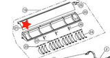 Panasonic Air-Condition and Heat Pump Vane Louvre CS-E21DTES, CS-E18DTEW CS-E21DTES, CS-E15DTEW