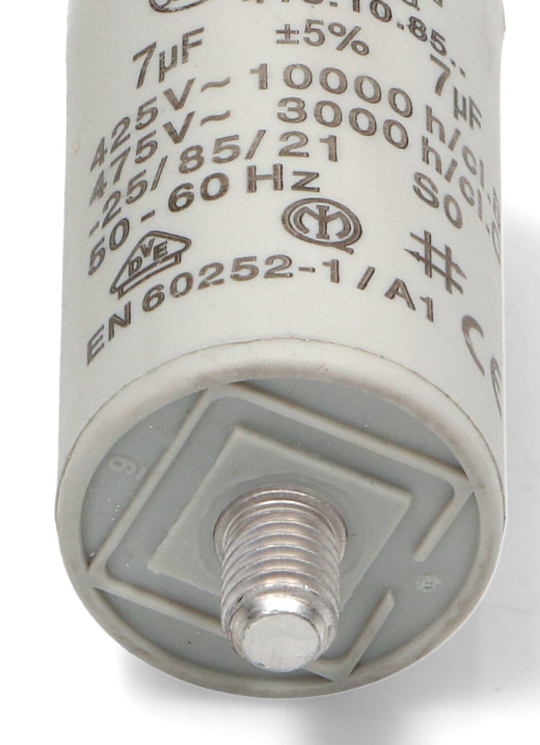 Fisher & Paykel Elba Dryer Capacitor 7UF Micro-Farad, Motor Capacitor427906P, 427906