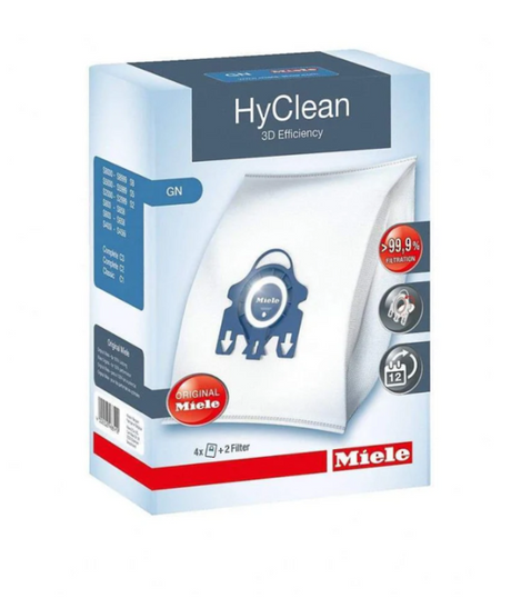 Miele Vacuum Gn Bags 4 Pack +