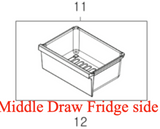 Samsung Fridge Middle Vege Drawer SRS858HDSS RSH1DKRS1/XSA