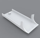 Samsung Refrigerator Handle Plastic Cover White SFP345RW, SRP405RW
