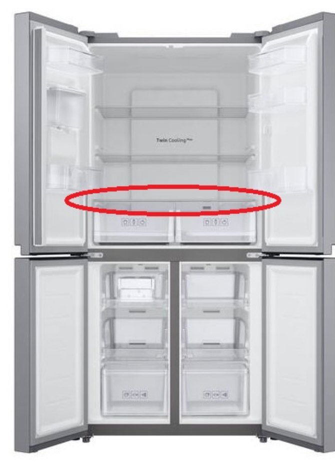 Samsun  Veggie Draw top Glass Shelf SRF5500S SRF5700SD