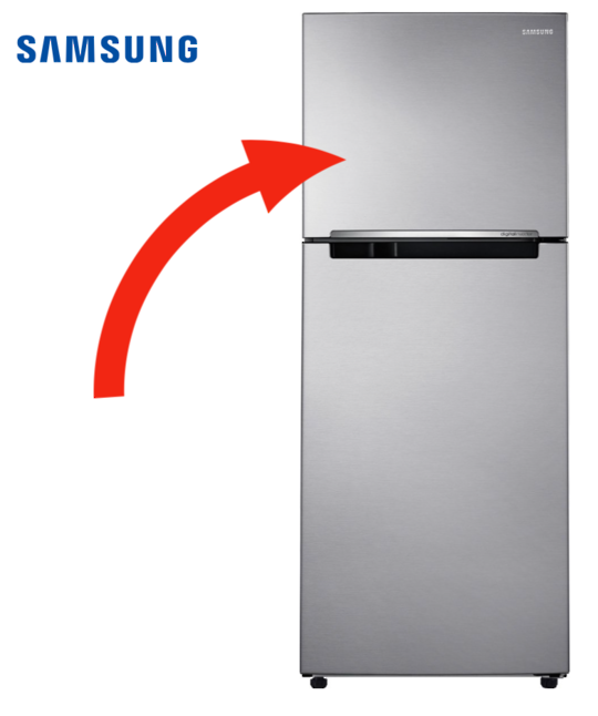 Samsung Freezer Door Section SR393MLSR, OBR14DAFC00153L, Grossy