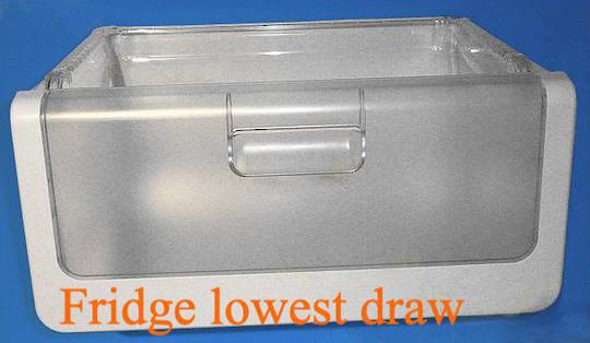 Samsung Fridge Lower Vege Drawer SRS585HDIS, SRS600NLS, SRS626HNSS, *5044B