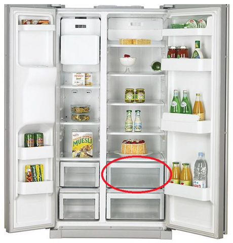 Samsung Fridge Veggie Bin Case 2ND From
