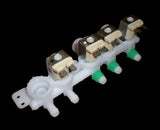 Samsung Washing Machine Inlet Valve 4-way / Coil DC97-15459P WA10H7200GP/SA, WA10H7200GW/SA, WA14A8377GW/SA, WA90H7000GW/SA