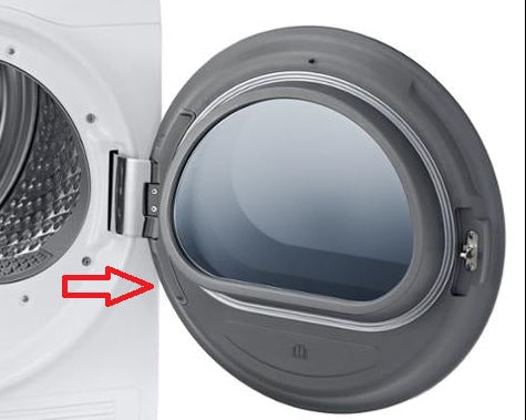 Samsung Washing Machine Dryer Door Complete DV90N8289AW/SA DV90H8000HW/SA