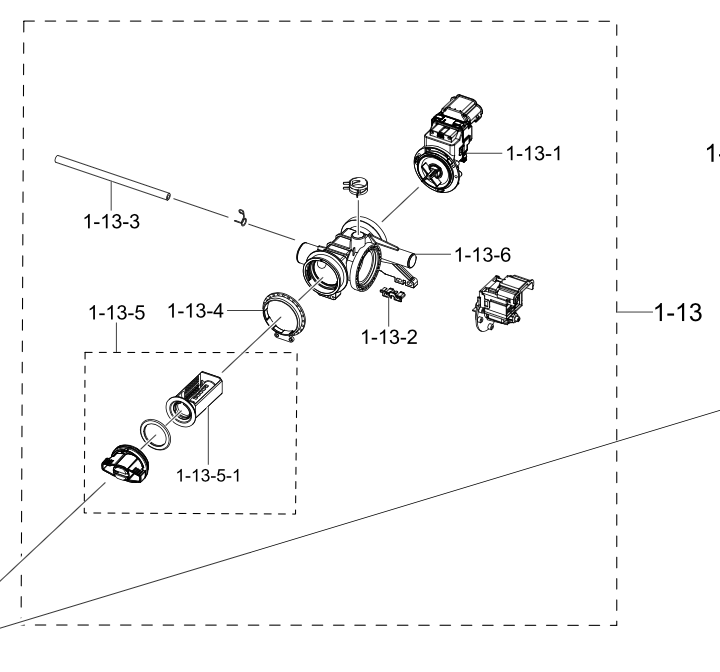 Samsung Washing Drain Pump Assy DC97-20781F ww80t4040ce/sa
