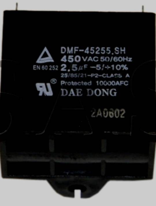 Samsung Dish Washer Capacitor DMS400THX/XSA DMS500TRS/XSA DMS500TRW/XSA,