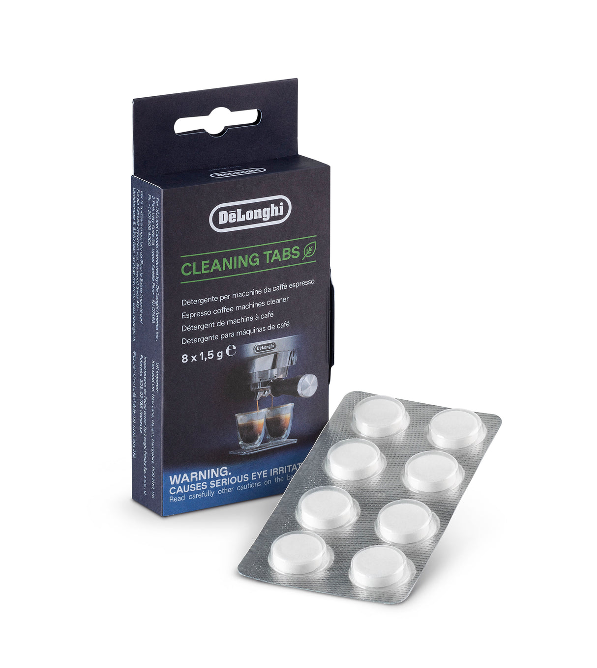 DeLonghi Breville Eco Coffee Machine Cleaning Tablets (Pack of 8) – BES840CB, BES840XL, BES840, BES870, BES860. AS00002139
