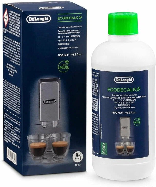 DeLonghi Coffee Machine Descaler EcoDecalk 500ml Original Solution SKU06 EN RU JP HE
