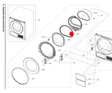 Samsung Washing Machine Dryer Door Seal Outer Frame DC62-00696B