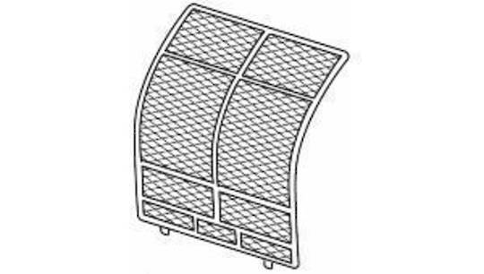 Mitsubishi Heat Pump Catechin Filter Right MSZ-GB50VA-A1, MSZ-GB35VA-A1, MSZ-GA22VA-A1, MSZ-GA22VA-A2, MSZ-GA25VA-A1, MSZ-GA25VA
