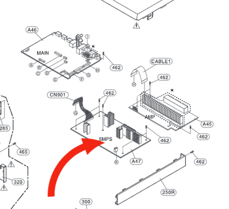 LG Home Theater System Pcb Assembly BH9520TW