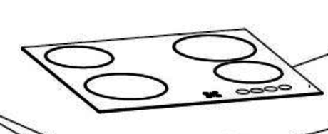 Robinhood Cooktop Only Glass Ceramic GHEAB604FKG
