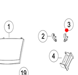 Fisher & Paykel  Haier washing Machine Hinge Right Side HWT70AW1