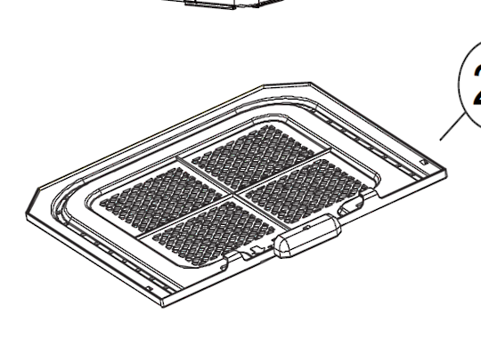 Haier Washing Machine Base Cover HWT80MW2, HWT90MW1