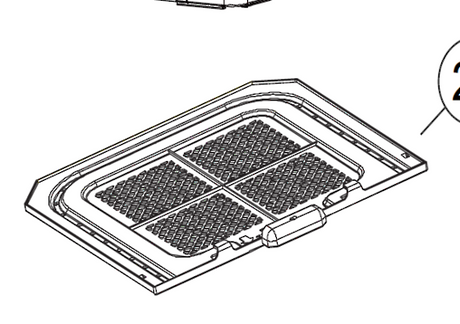 Haier Washing Machine Base Cover HWT80MW2, HWT90MW1