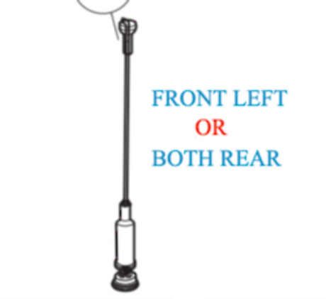 Haier Washing Machine Suspension Rods HWT80AW1, HWT80MW1,