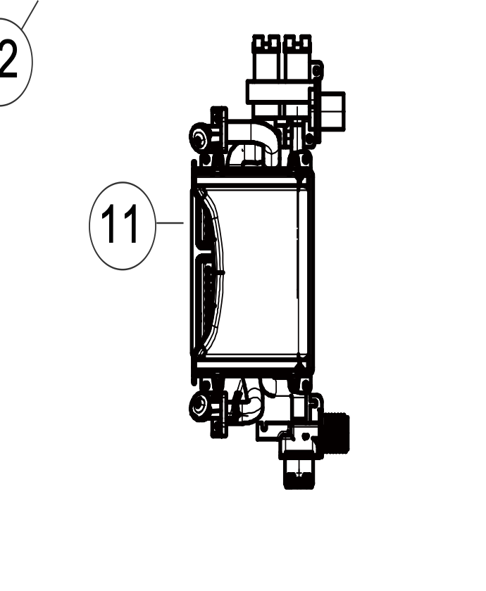 Fisher & Paykel  Haier Washing Machine Inlet Valve Hot and Cold Water Storage Tank HWMSP70 HWMSP60 H0030812041