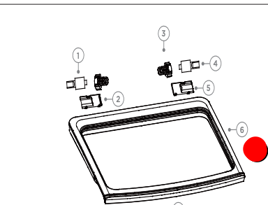 Haier Washing Machine Lid with Glass – HWT60AA1