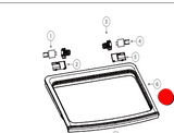 Haier Washing Machine Lid with Glass – HWT60AA1