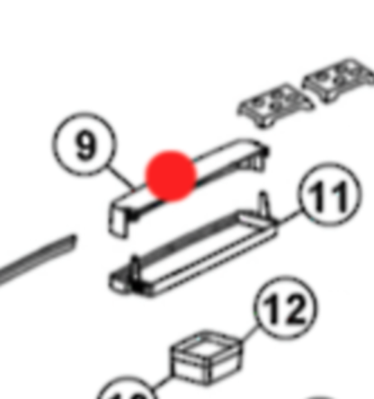 Haier Fridge Dairy Shelf Cover Lid CFL629CW,