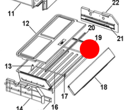 Haier Fridge Drawer Snack - H0060218834 HTD647RSS NO LONGER AVAILABLE