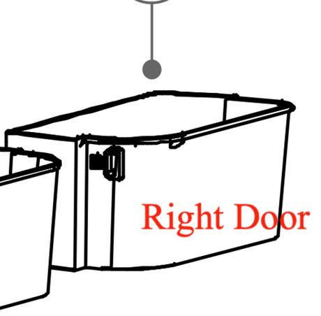 Haier Fridge Door Right Side Door Shelf