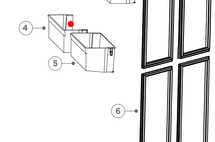Haier Fridge Shelf For Smaller Half HRF580YHC