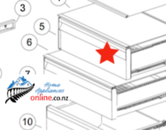 Haier Freezer Top Veggie Draw Bin Fresh