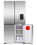 Fisher & Paykel Haier Vertical Freezer Door Stainless Steel Color Hinge on Right Side Including SealH0060866675