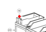 Fisher & Paykel Fridge Bin Ice and Scoop Assy RF500QNUB1
