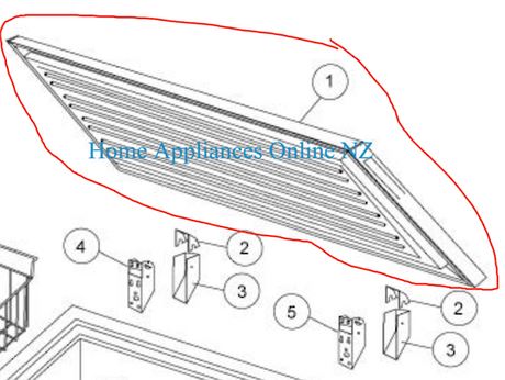 Haier Freezer Lid Assy Including Seal HCF148,