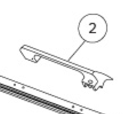 Fisher & Paykel Haier Freezer Lid Door Handle Assy HCF324 HCF524