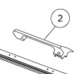 Fisher & Paykel Haier Freezer Lid Door Handle Assy HCF324 HCF524