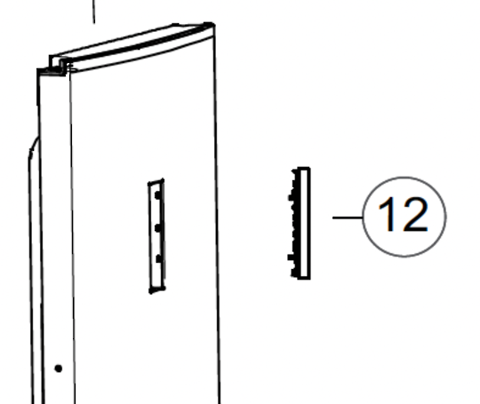 Fisher & Paykel Haier Display Assy 61223-A,