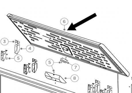 Haier Freezer Lid Assy 26055-A RC719W2 24957-A