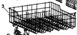 Haier Dishwasher Basket Upper HDW201WH