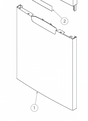 Fisher & Paykel Dishwasher Door Panel Stainless