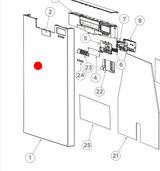 Fisher & Paykel Dishwasher Outer Door Panel Stainless Steel