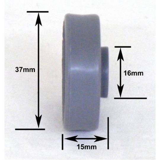 Parmco Baumatic Delongi Classique Trieste Dishwasher Lower Basket Wheel PD6-PSE-1, PD6-PSF-2