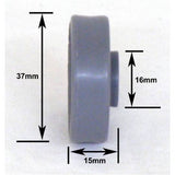 Parmco Baumatic Delongi Classique Trieste Dishwasher Lower Basket Wheel PD6-PSE-1, PD6-PSF-2