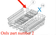 Fisher Paykel Elba Haier Dishwasher Upper Basket